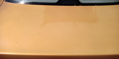 UV affected boot lid